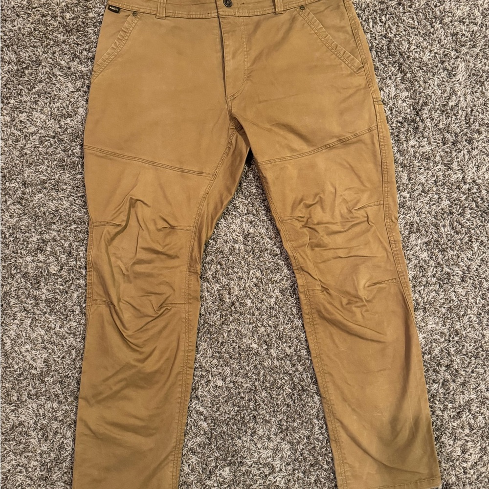 Kuhl Rebel Klassik Tan Chinos with Articulated Knee Design